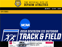 Tablet Screenshot of depauwtigers.com